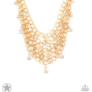 Fishing For Compliments-Gold Necklace
